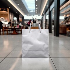 shopping bag in the airport