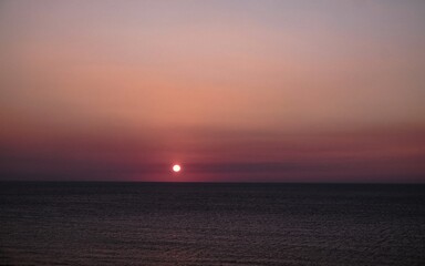 sunrise over the sea