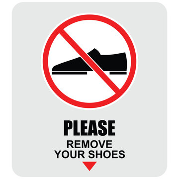Timios Retails Please Remove Your Shoes Sign Sunboard 5mm Sheet Board with  Logo & Two Way Tape For Office | Home | Hotel | Shop Emergency Sign Price  in India - Buy