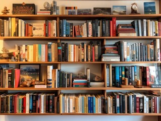 Bookshelf Display - AI Generated