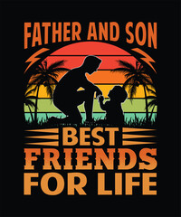 dad t-shirt design, best papa, typography, father and son, 