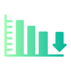 graph gradient icon