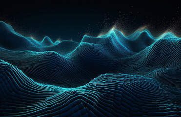 Digital abstract colorful background. AI generated