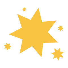 Obraz premium gold star element