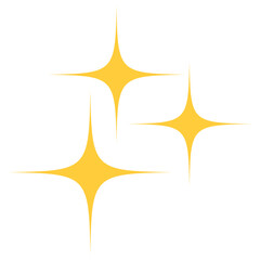 Obraz premium gold star element