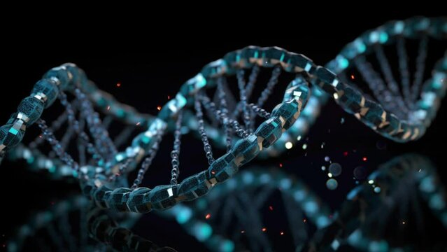 Discover the intricacies of genetics with this vividly detailed 3D representation of a DNA molecule. Ideal for education, health, or biotech initiatives, reworked generative AI