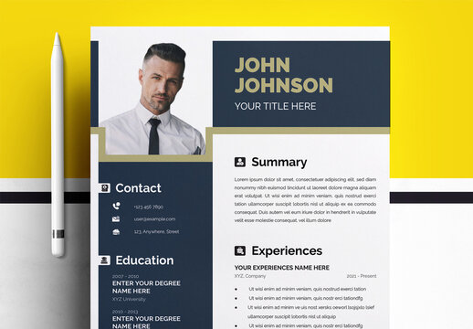 Executive Resume and Cover Letter