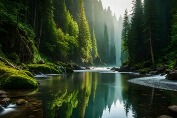 waterfall in the forest