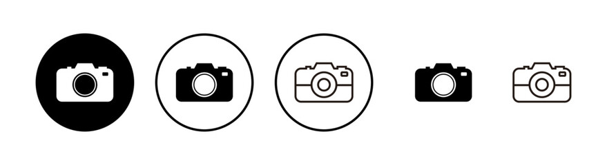 Camera Icons set. Camera symbol. Camera vector icon