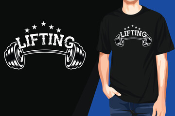 LIFTING t shirt design , Or t shirt design concept