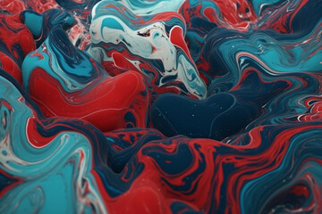 Digital abstract colorful background. AI generated