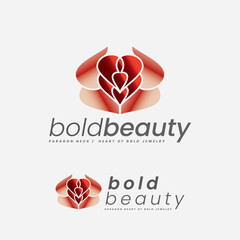 Fashionable Wedding Ceremony B Type Pattern Logo