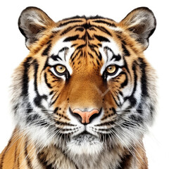 Closeup of a Tiger's (Panthera tigris) face