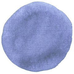 Watercolor circle texture. Watercolor circle elements for design.