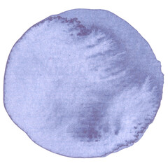 Watercolor circle texture. Watercolor circle elements for design.