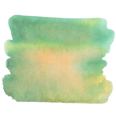 Watercolor circle texture. Watercolor circle elements for design.