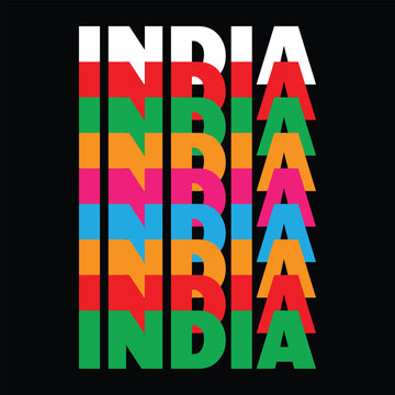 best happy india independance day t shirt design vector
