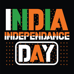 best happy india independance day t shirt design vector