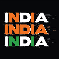 best happy india independance day t shirt design vector