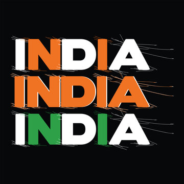 best happy india independance day t shirt design vector