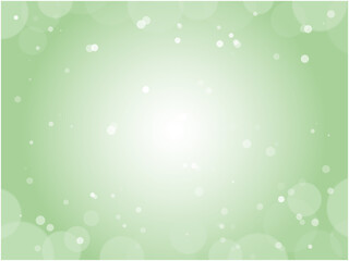 背景や壁紙に使いやすい水玉模様のライトカラー抽象背景_ライトグリーン