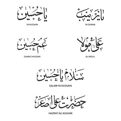 vector happy muharram background with arabic calligraphy islamic social media banner	