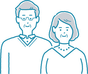 高齢者世代の夫婦