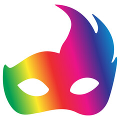 carnival mask vector illustration