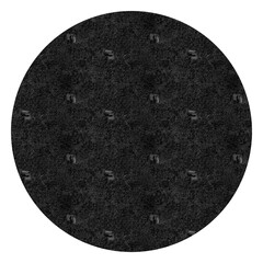 Fototapeta na wymiar Seamless black and white carpet rug texture background from above