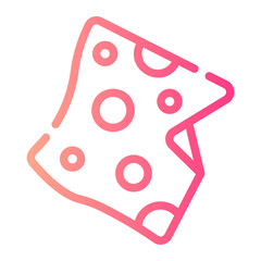 sheet Line Gradient Icon