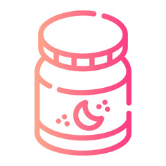 sleeping pills Line Gradient Icon