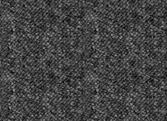 Fototapeta premium Seamless black and white carpet rug texture background from above