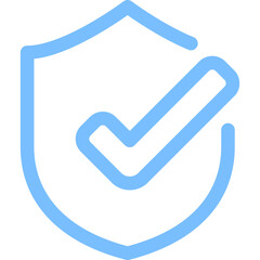 safety protect shield line icon