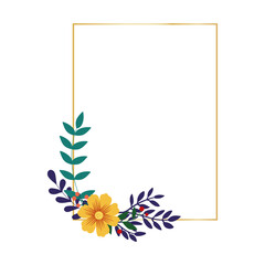Flower Frame Illustration