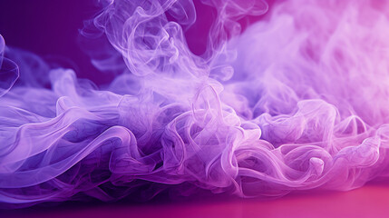 Fototapeta premium a single line of lavender smoke as it gracefully floats through space, Generative AI