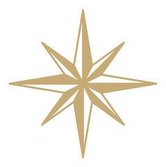 star element, sun and constellations, moons and stars gold decorative ornament