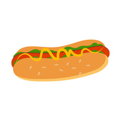 HotDog Illustration