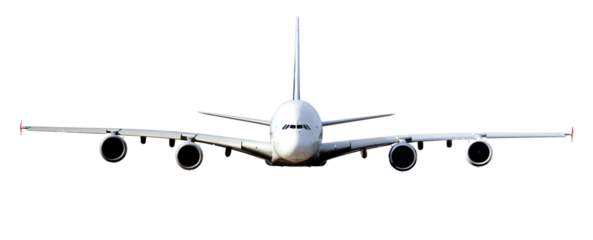 cargo or passenger plane isolated png image 