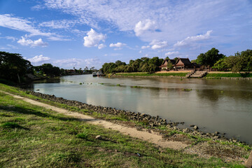 Obraz premium river in the park