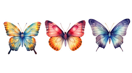 Obraz na płótnie Canvas butterfly isolated on white background. Generative Ai. 