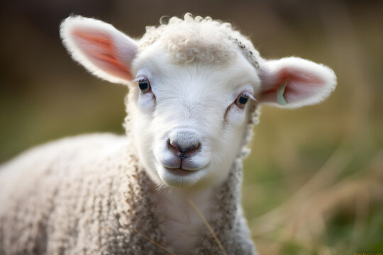 portrait of a lamb
