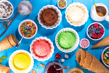 Summer Ice cream bar buffet