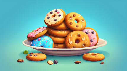 Obraz premium cookies and sweets