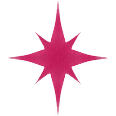 Watercolor Brush Star Png Illustration Paper Texture