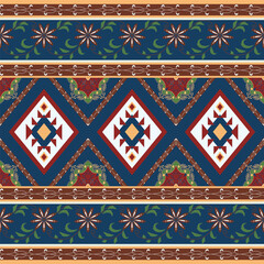 Ethnic geometry, seamless patterns. Aztec Seamless Pattern Design Curtains Backgrounds Carpet Wallpaper Clothing Wraps Batik Fabrics