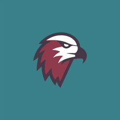 Eagle Head Eagle Logo Symbol Gaming. Logo Elegant Element for Brand, Eagle Abstract Symbols