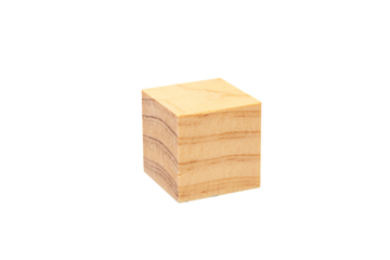 Wooden geometric shapes cube for conceptual design. Education game. isolated on a white background.PNG