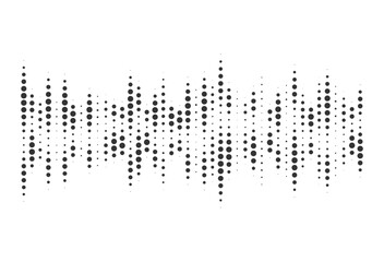 Set of halftone round dotted frames. Design element for frame, logo, web pages, prints, posters, template.
