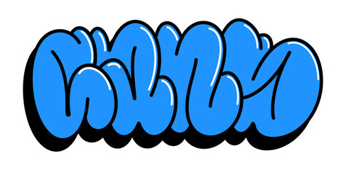 multicolored background, graffiti letters, bright colored inscriptions in the style of graffiti street art	
