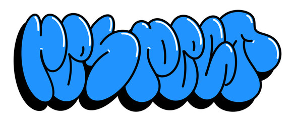 multicolored background, graffiti letters, bright colored inscriptions in the style of graffiti street art	
